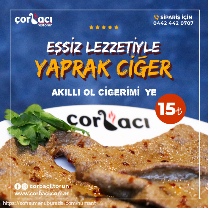 Çorbacı Restoran, Palandöken Menü Fotoğrafı