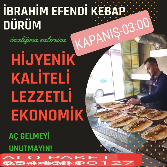 Dürümcü İbrahim Efendi, Y. Pazarcı Menü Fotoğrafı