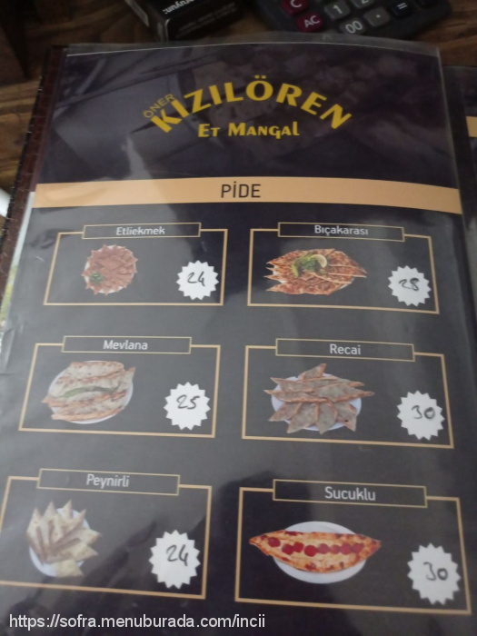 Kizilören Et Mangal, Tömek Menü Fotoğrafı