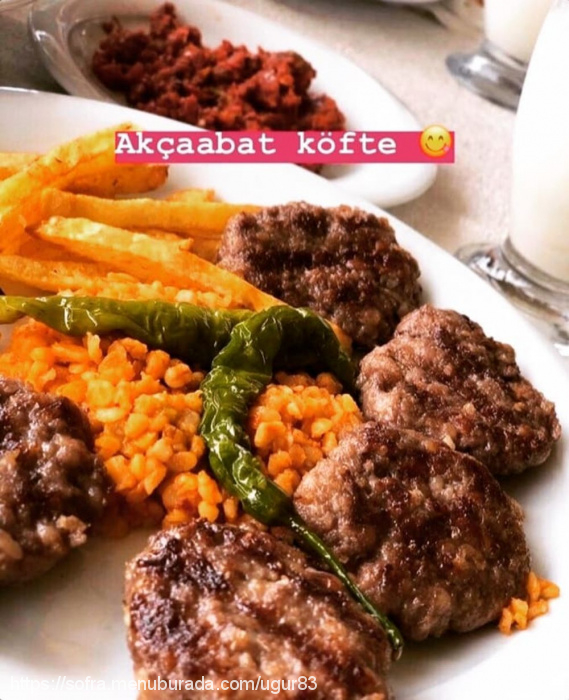 Köfteci Uğur, Yaylacık Menü Fotoğrafı