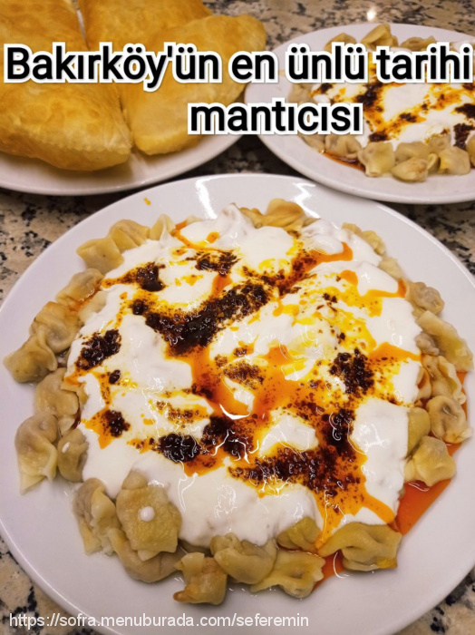 Köyüm Mantı Çiğ Börek Evi, Bakırköy Menü Fotoğrafı