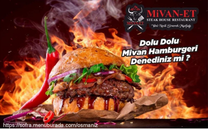 Mivan Et Steak House Siverek, Siverek Merkez Menü Fotoğrafı