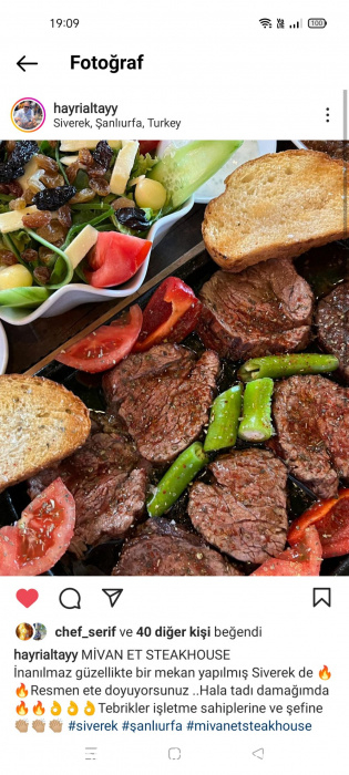 Mivan Et Steak House Siverek, Siverek Merkez Menü Fotoğrafı