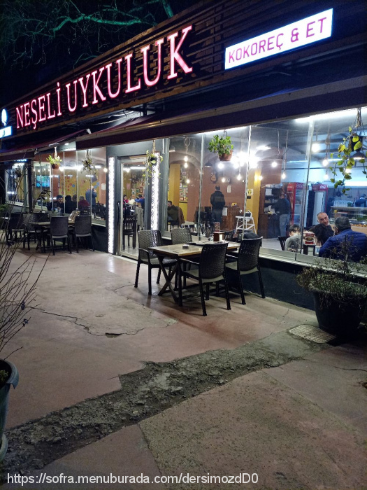 Neşeli Uykuluk & Kokoreç, Beyoğlu Menü Fotoğrafı