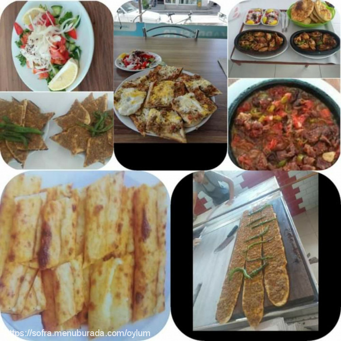 Oylum Kardeşler Kıymalı Pide Salonu, Meydan Menü Fotoğrafı