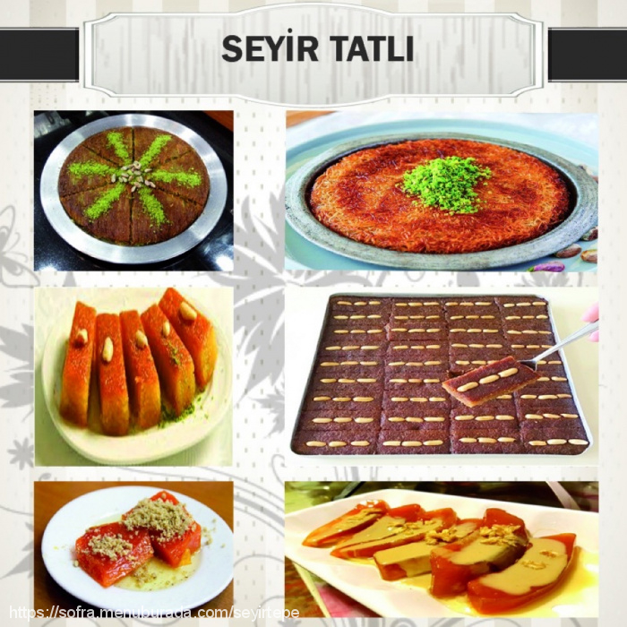 Seyirtepe Restaurant, Kıcı Menü Fotoğrafı