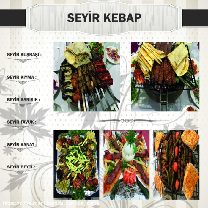 Seyirtepe Restaurant, Kıcı Menü Fotoğrafı