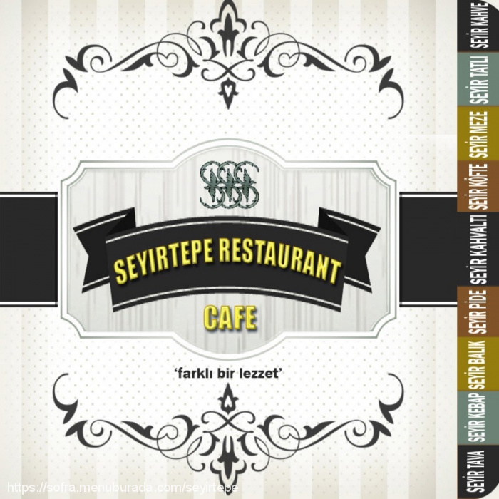 Seyirtepe Restaurant, Kıcı Menü Fotoğrafı