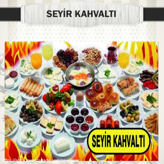 Seyirtepe Restaurant, Kıcı Menü Fotoğrafı