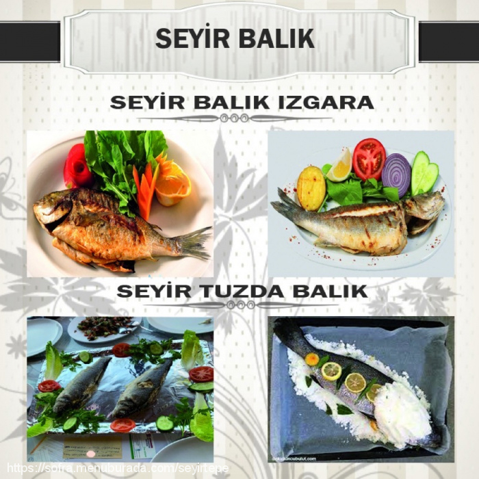 Seyirtepe Restaurant, Kıcı Menü Fotoğrafı