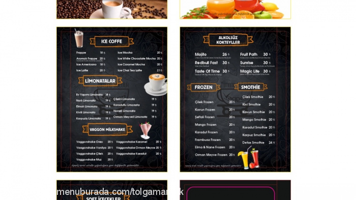 Vaggon Cafe & Restaurant, Bağcılar Menü Fotoğrafı