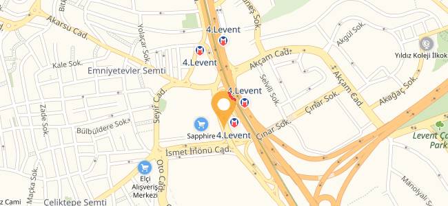 Popeyes, Levent (Sapphire Çarşı AVM)