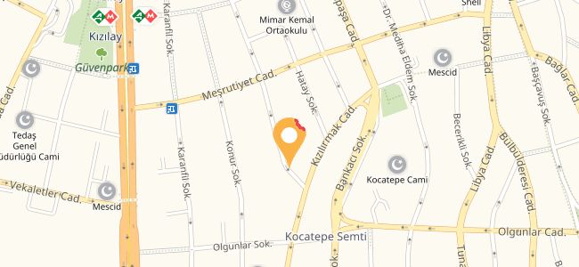 Orta Bahçe Cafe, Kızılay