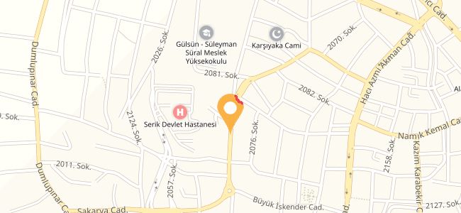 Yanar Döner, Serik Merkez