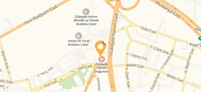 Zübeyde Hanım Hastanesi Kantini, Hat Caddesi
