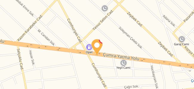 Zümrüt Hazır Yemek, Çumra