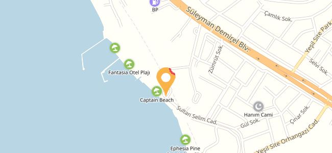 Captains Beach Cafe & Restaurant, Kadıkalesi