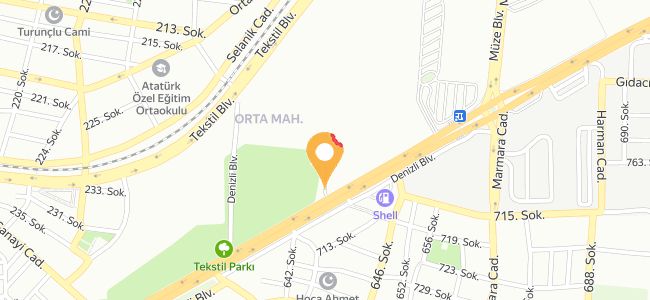 Büyükşehir Belediye Büfesi Tekstil Park, Orta