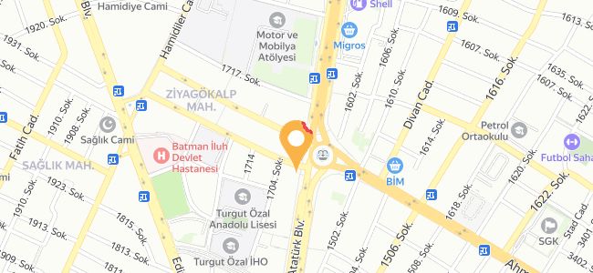 Damak Künefe, Batman Merkez  Merkez