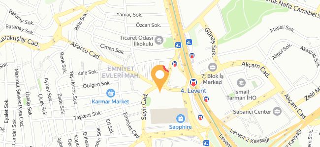Dönerci Hamdi Usta Levent, Emniyet Evleri (Sapphire Avm)