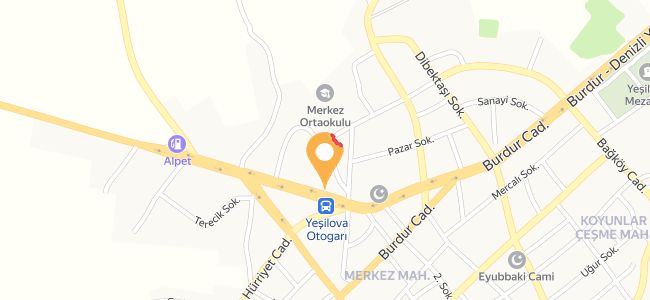 Maldivler Tost Salonu, Yeşilova Merkez