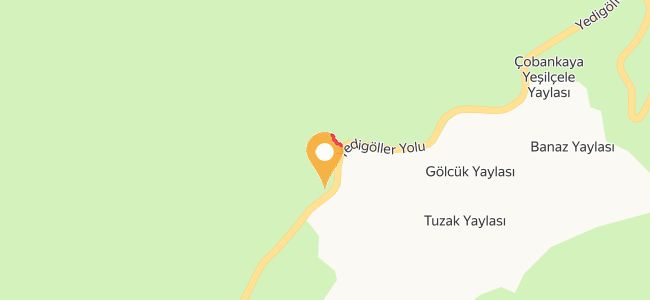 Yedigöller Yolu Üzeri Küçük İbonun Yeri,