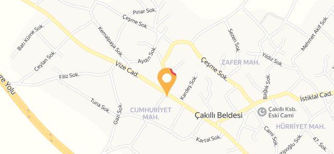 Çınar Köfte Salonu, Çakıllı Belediyesi